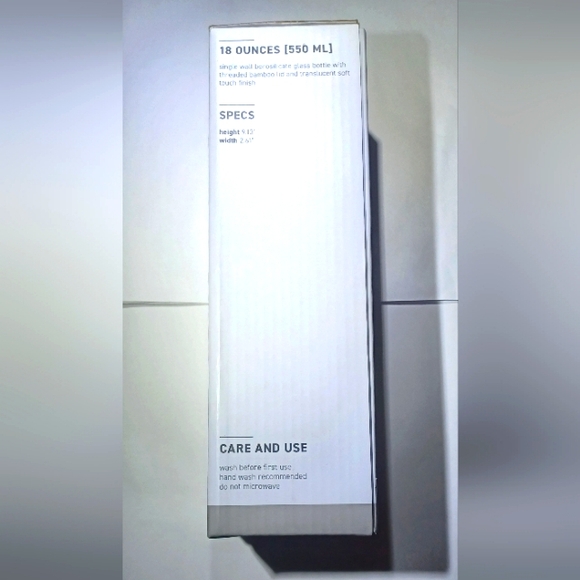 Fish Print Glass Bottle NIP - Picture 9 of 9